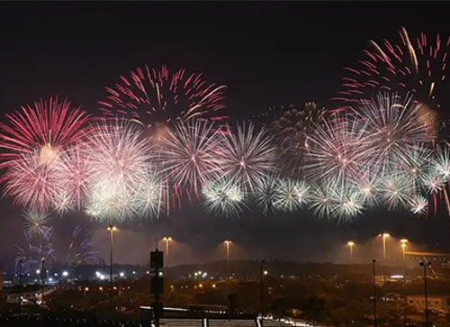 城固县焰火晚会